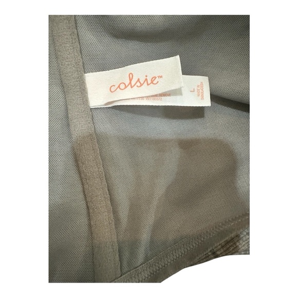 Colsie Grey Corset Tank | Size L | NWT - Picture 5 of 6